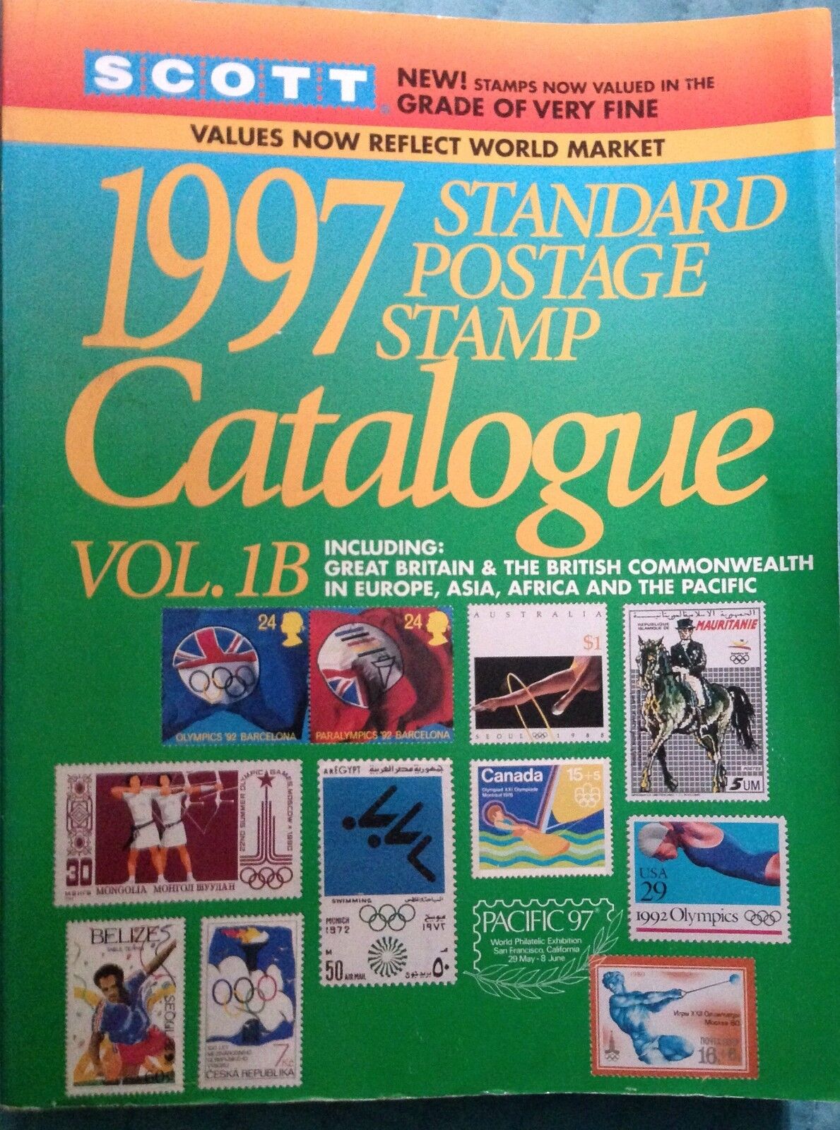 1997 standard postage stamp VOL 1B - AA.VV - Scott - 1996 - MP libro usato