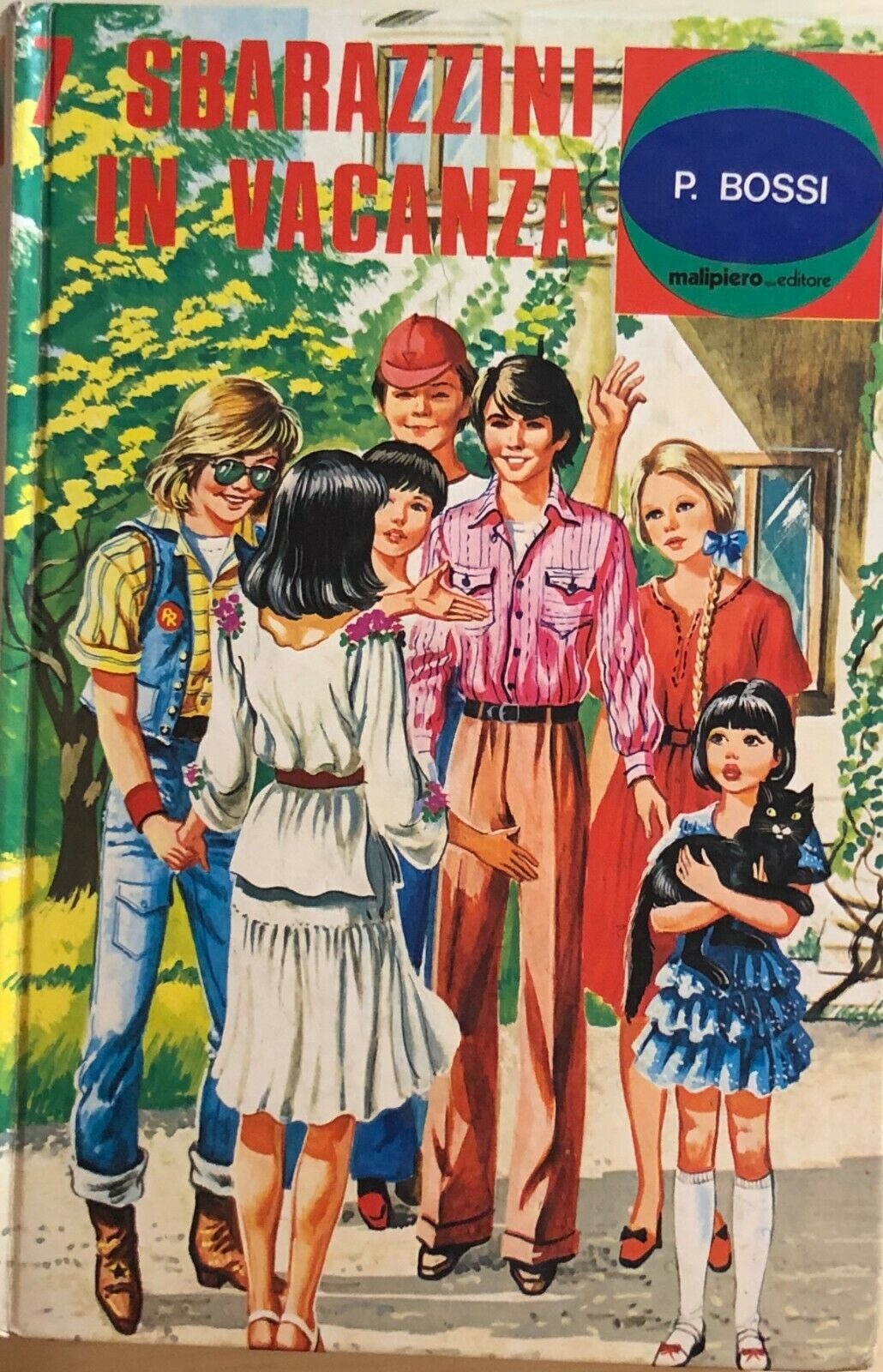 7 sbarazzini in vacanza di P. Bossi, 1975, Malipiero Editore libro usato
