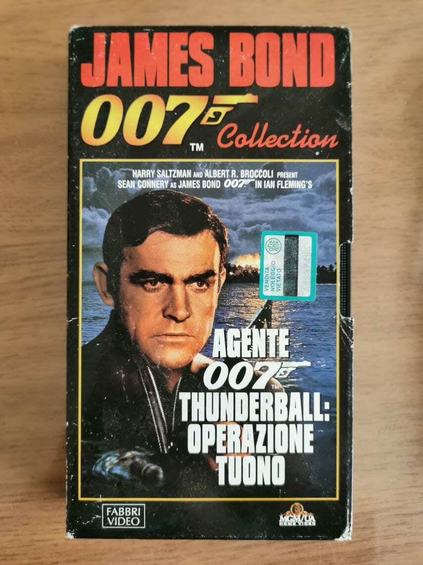 Agente 007 thunderball: Operazione tuono - Saltzman/Broccoli-1965 - VHS - AR vhs usato