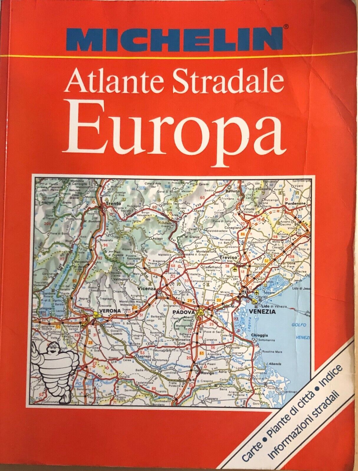 Atlante stradale Europa Michelin di Aa.vv., 1991, Michelin libro usato