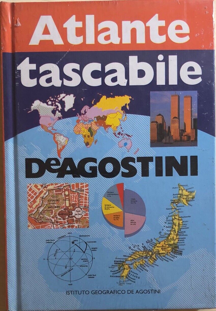 Atlante tascabile DeAgostini di Aa.vv., 1992, Istituto Geografico Deagostini libro usato
