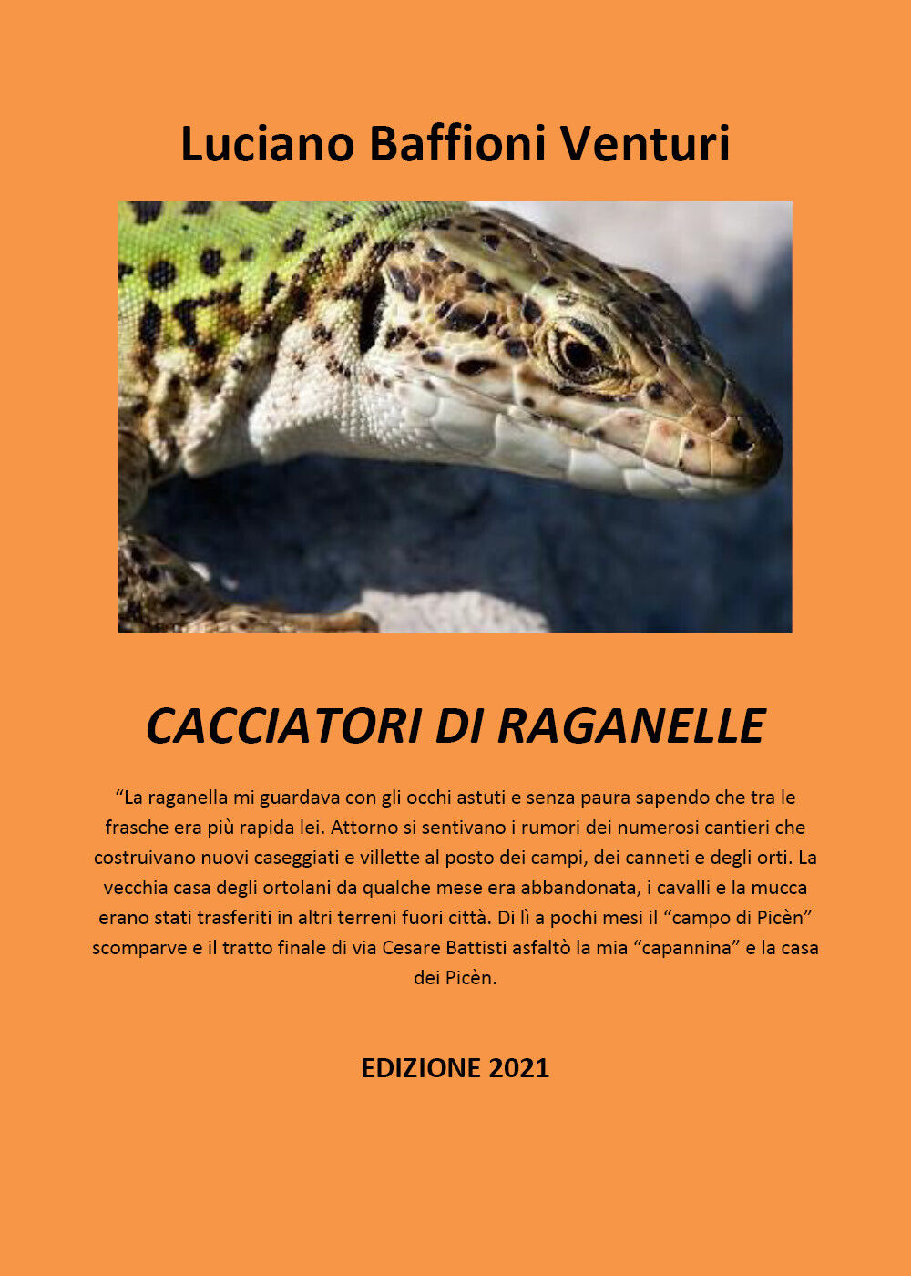 Cacciatori di raganelle di Luciano Baffioni Venturi,  2021,  Youcanprint libro usato