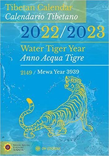 Calendario Tibetano 2022/2023. Water Tiger Year. Anno Acqua Tigre di Aa.vv.,  20 libro usato