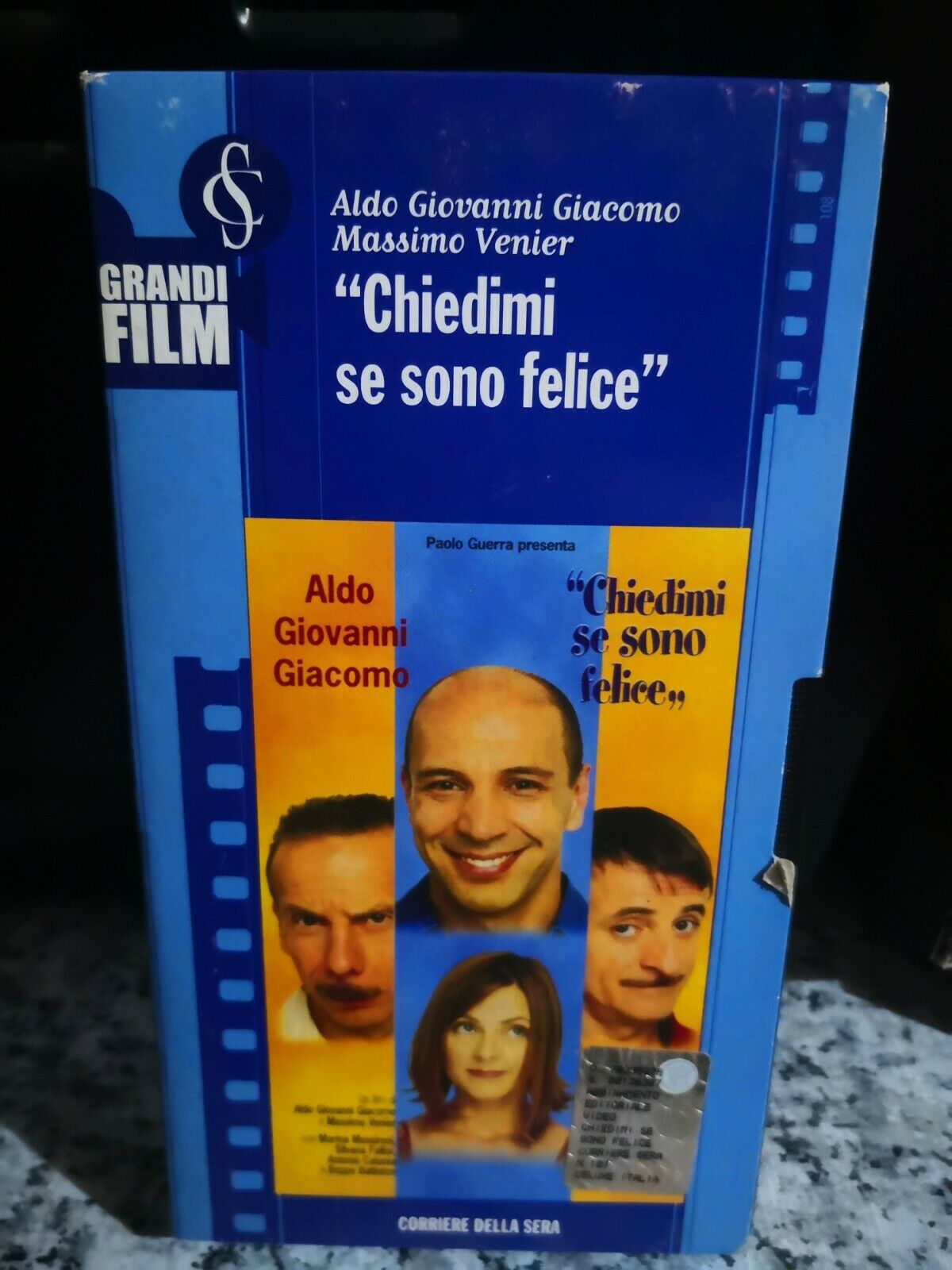 Chiedimi se sono felice -2000 - VHS -- Corriere della Sera- F vhs usato