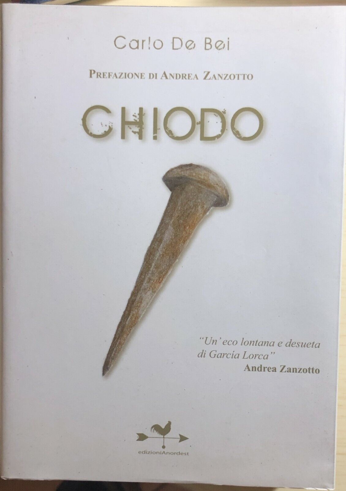 Chiodo di Carlo De Bei, 2010, Edizionianordest libro usato