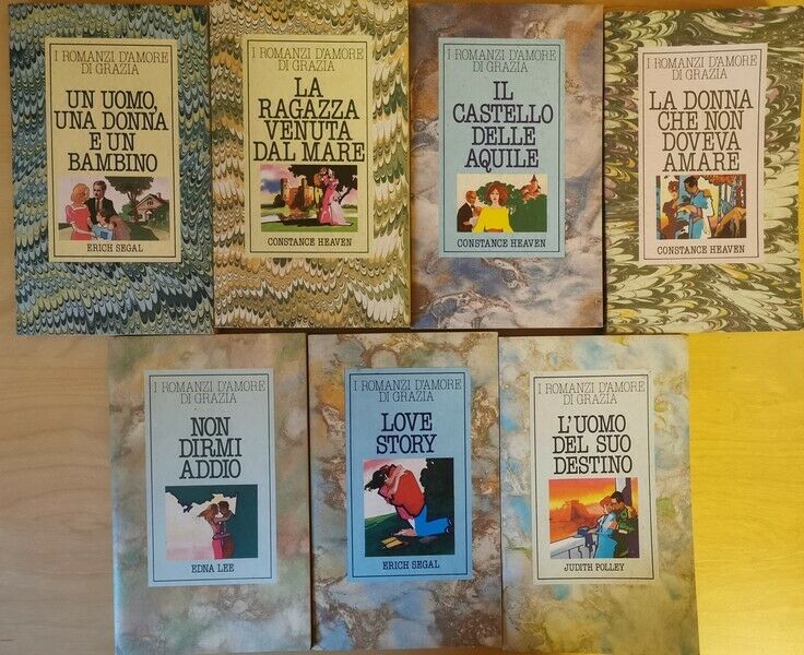 Collana I romanzi d'amore di Grazia - 7 volumi - ER libro usato