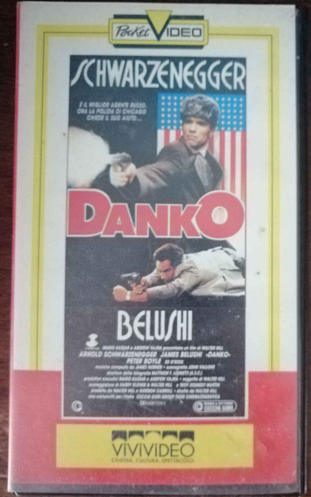 Danko - Schwarzenegger - Vivivideo, 1987 - VHS - A vhs usato