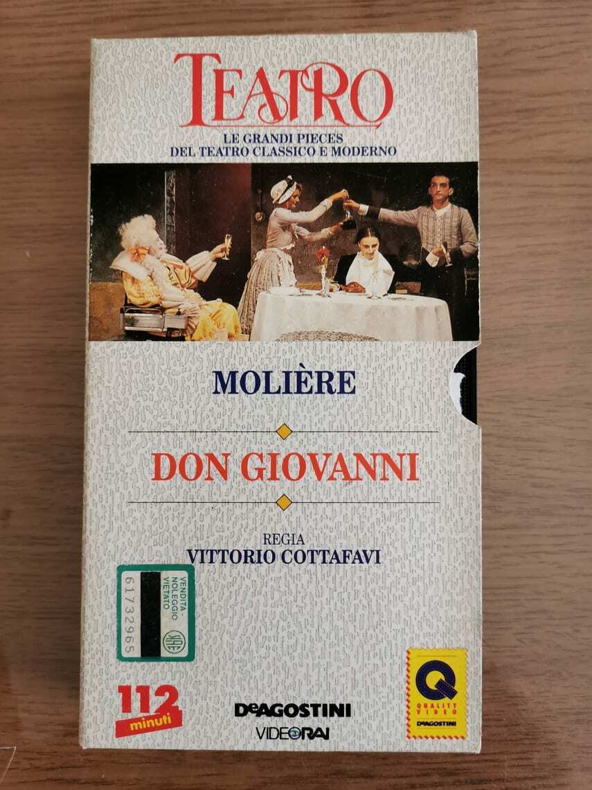 Don Giovanni - V. Cottafavi - De Agostini - 1967 - VHS - AR vhs usato