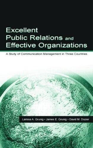Excellent Public Relations and Effective Organizations - James E. Grunig - 2002 libro usato