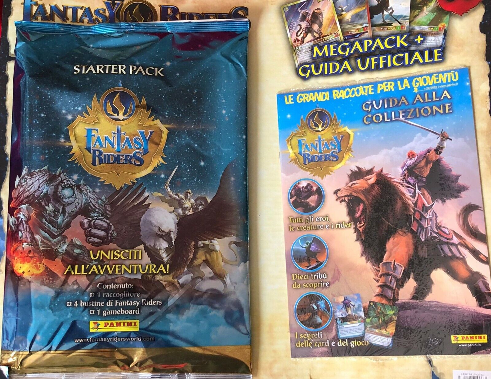 Fantasy Riders Starter Pack Megapack+Guida ufficiale di Panini,  2022,  Panini libro usato