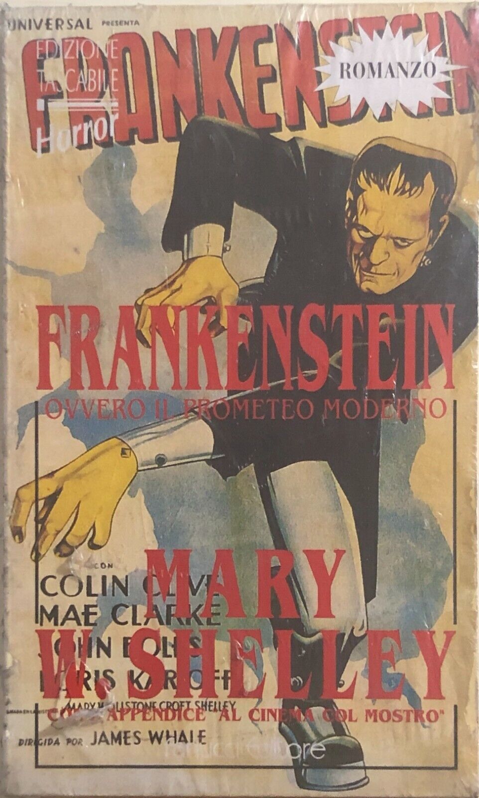 Frankenstein, ovvero il Prometeo moderno di Mary W. Shelley, Universal libro usato