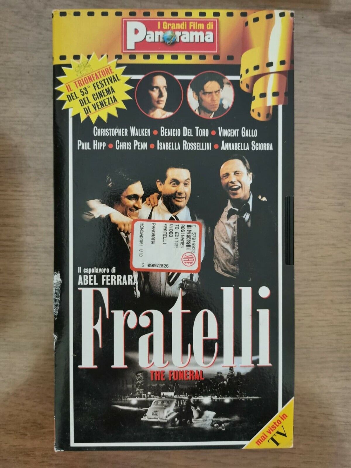 Fratelli - Abel Ferrara - Panorama - VHS - 1996 - AR vhs usato