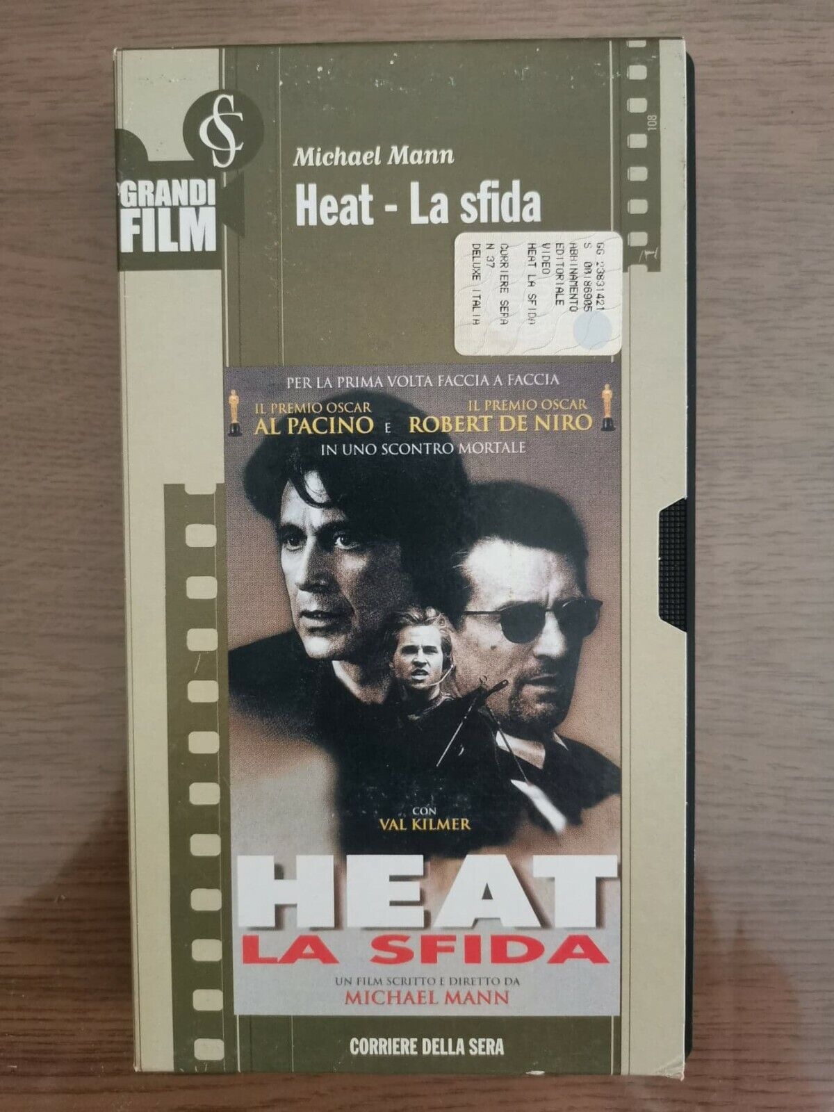Heat - La sfida - M. Mann - Corriere della Sera - 1995 - VHS - AR vhs usato