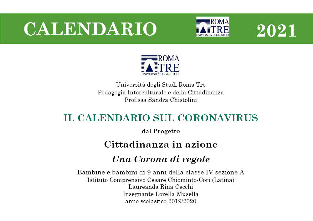 Il Calendario sul Cononavirus 2021  di Sandra Chistolini,  2021,  Youcanprint libro usato