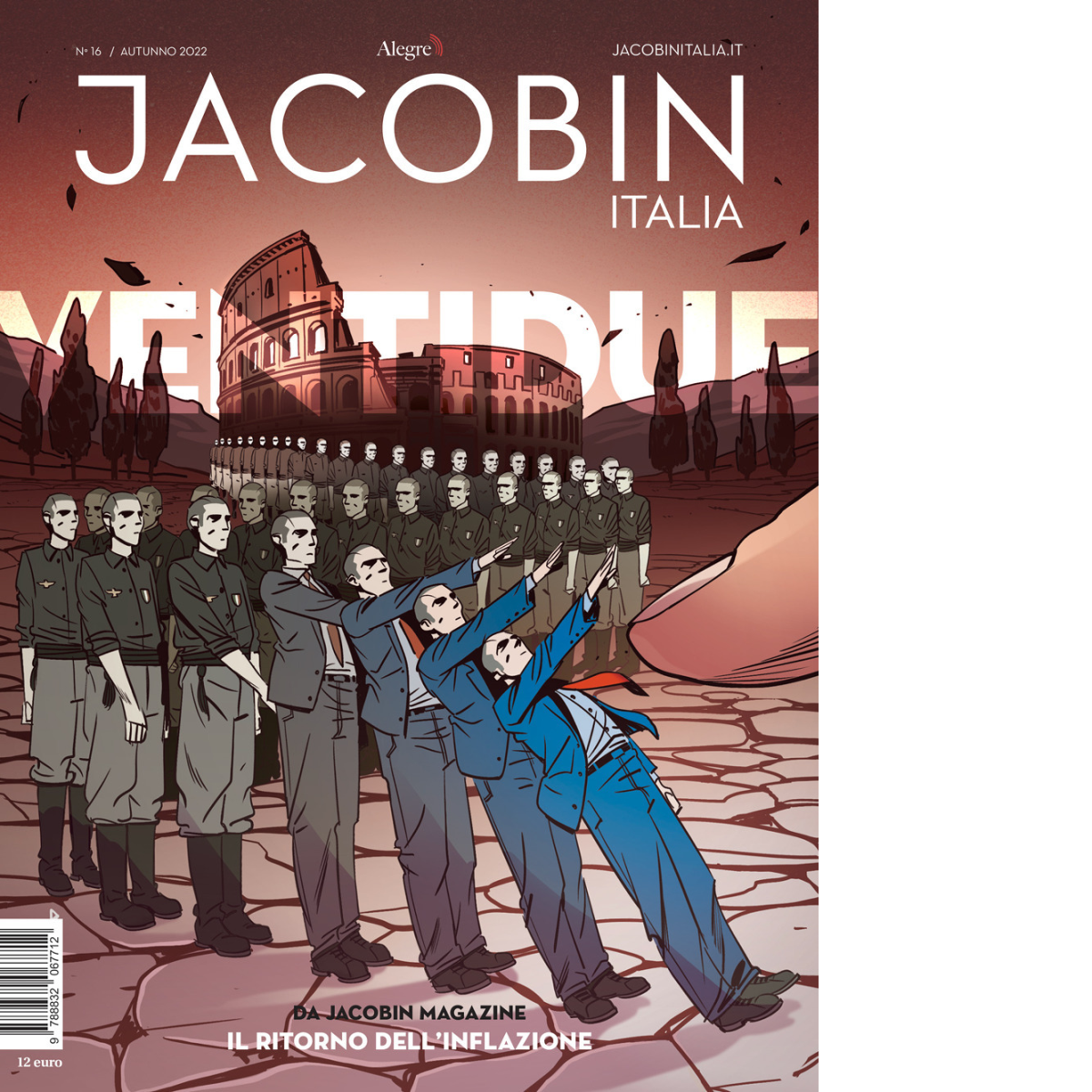 JACOBIN ITALIA n.16 - AA.VV. - Edizioni Alegre, 2022 libro usato