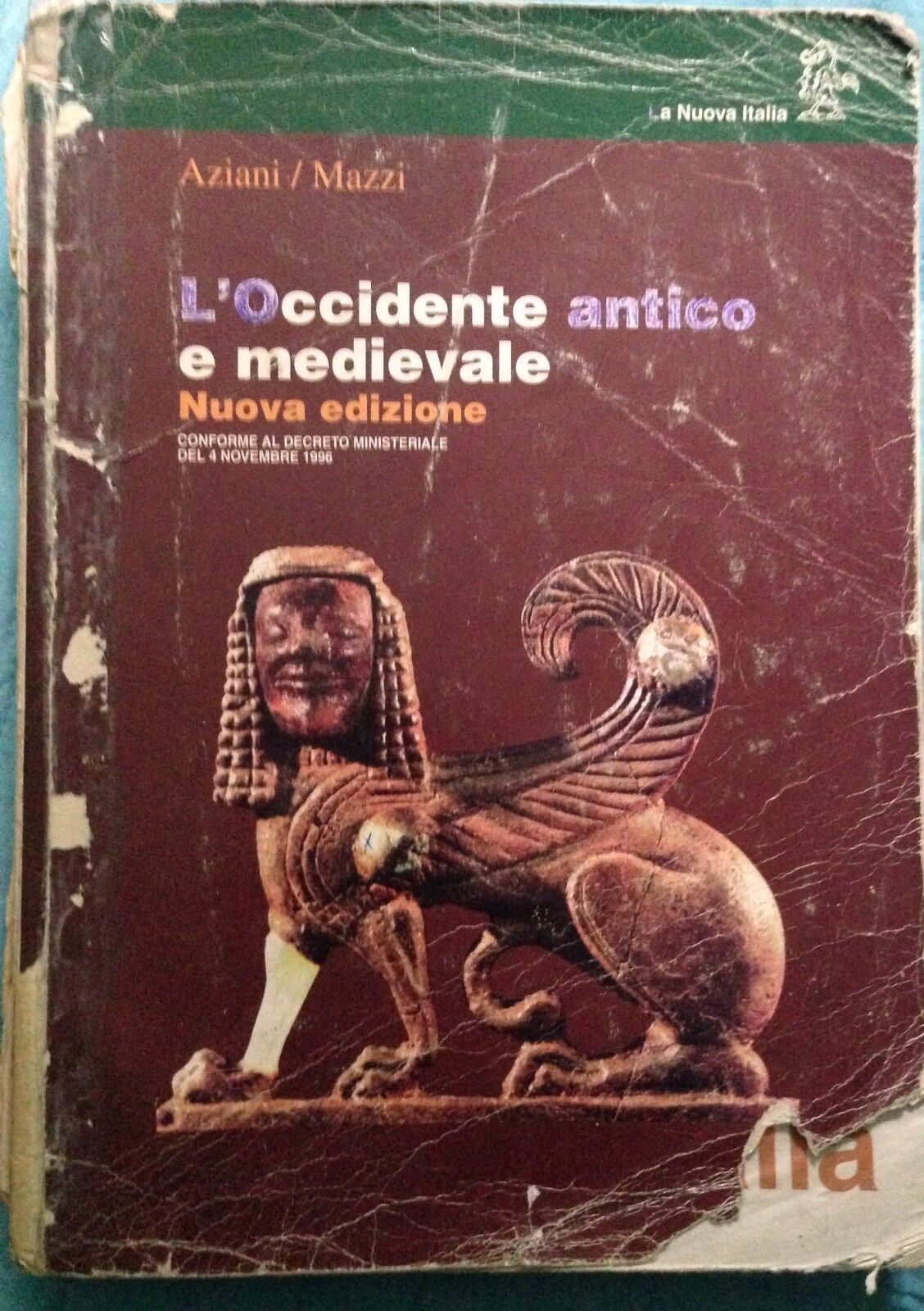 L'Occidente antico e medievale - Aziani - La nuova Italia - 1997 - MP libro usato