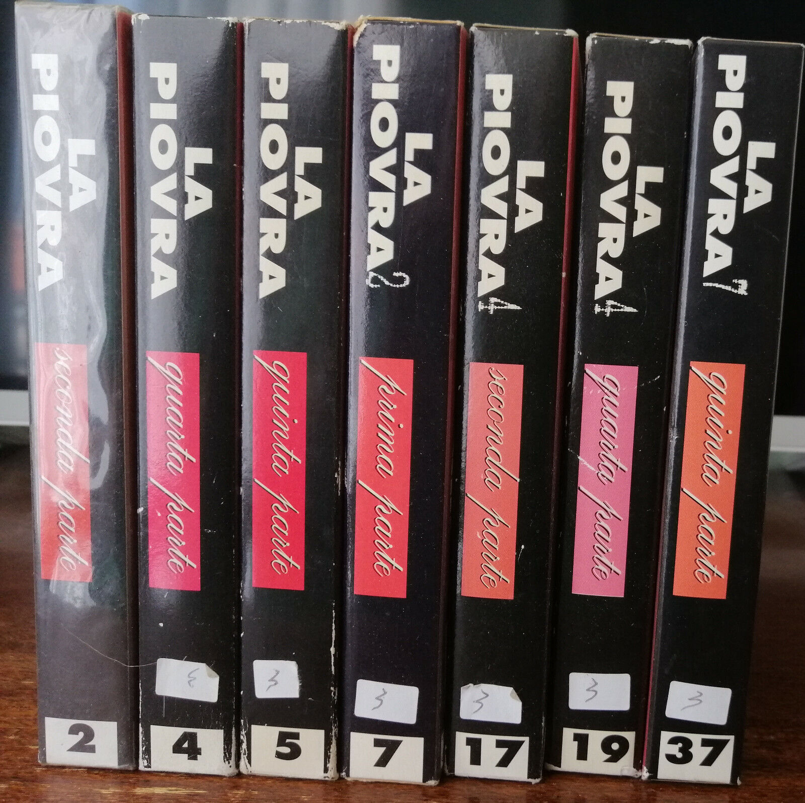 La Piovra (6 vhs) - VideoRai, 1995 - VHS - A vhs usato