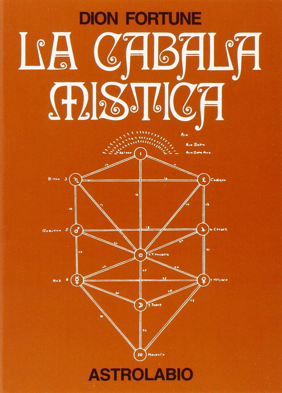 La cabala mistica - Dion Fortune -Astrolabio Ubaldini, 1978 libro usato
