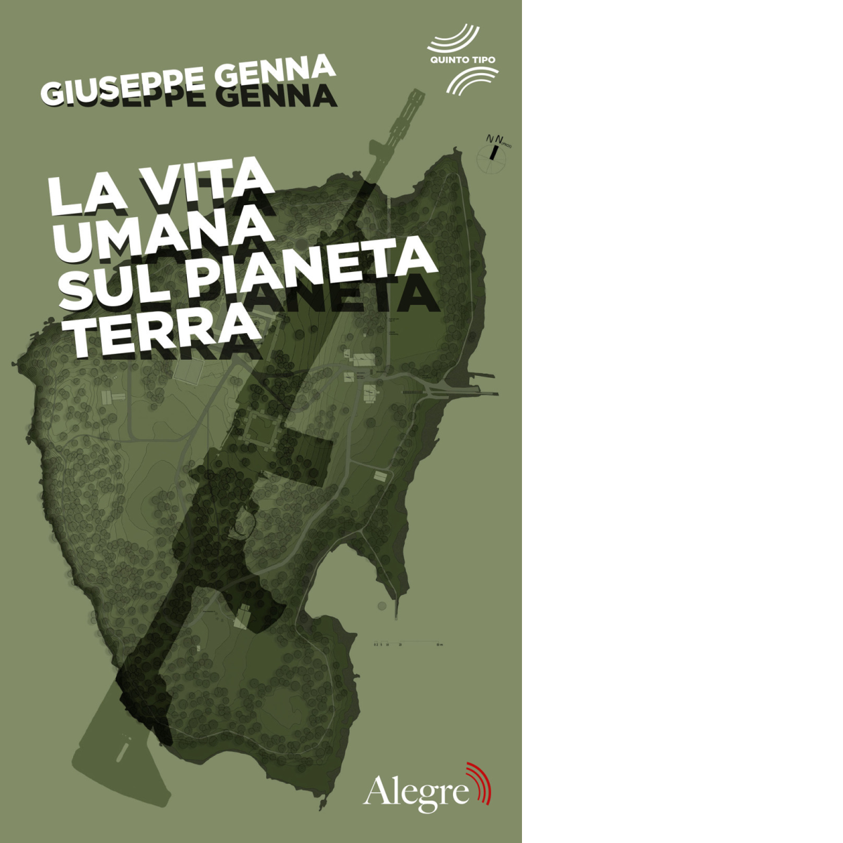La vita umana sul pianeta Terra di Giuseppe Genna - Edizioni Alegre, 2022 libro usato