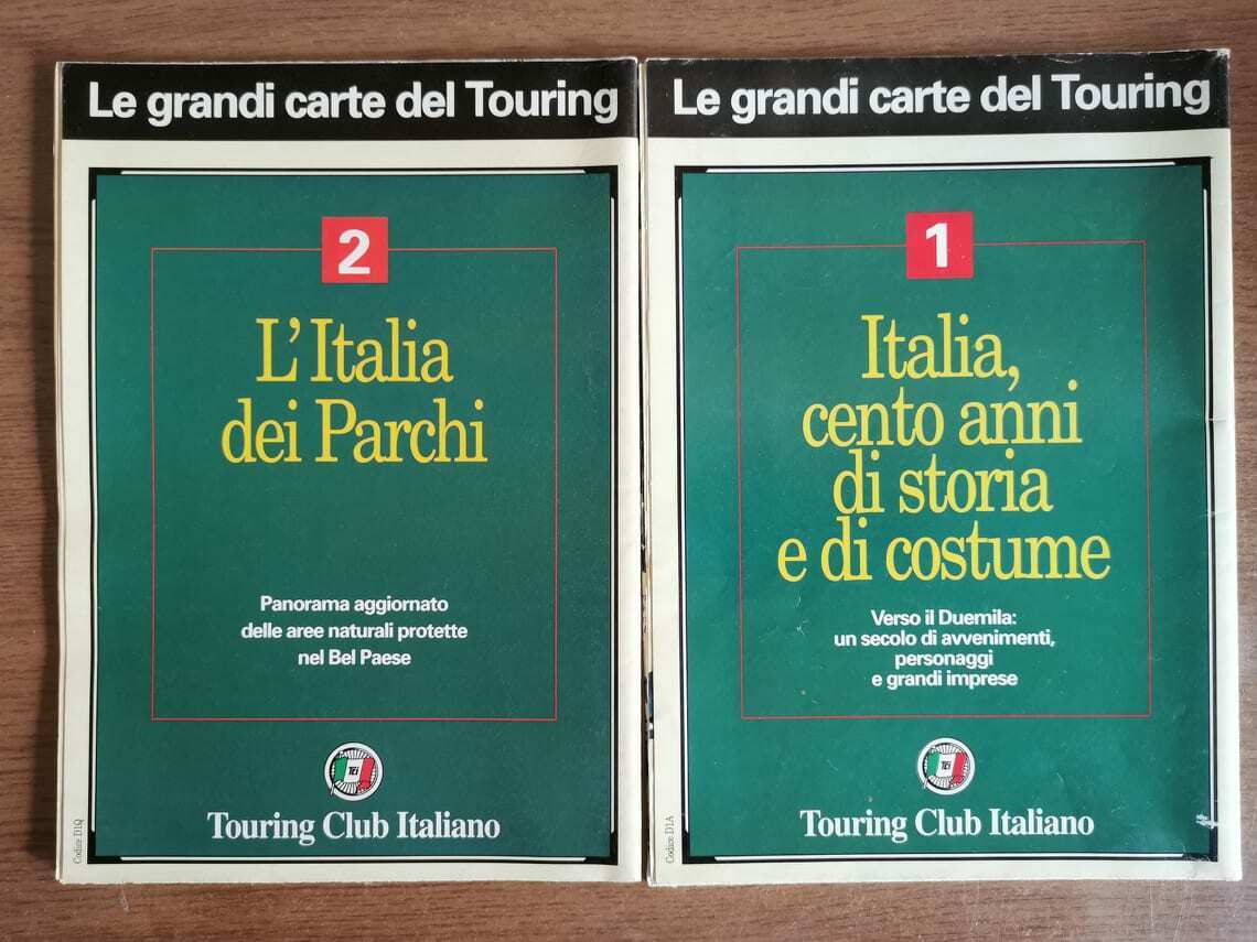 Le grandi carte del Touring 1 e 2 - Touring club italiano - AR libro usato