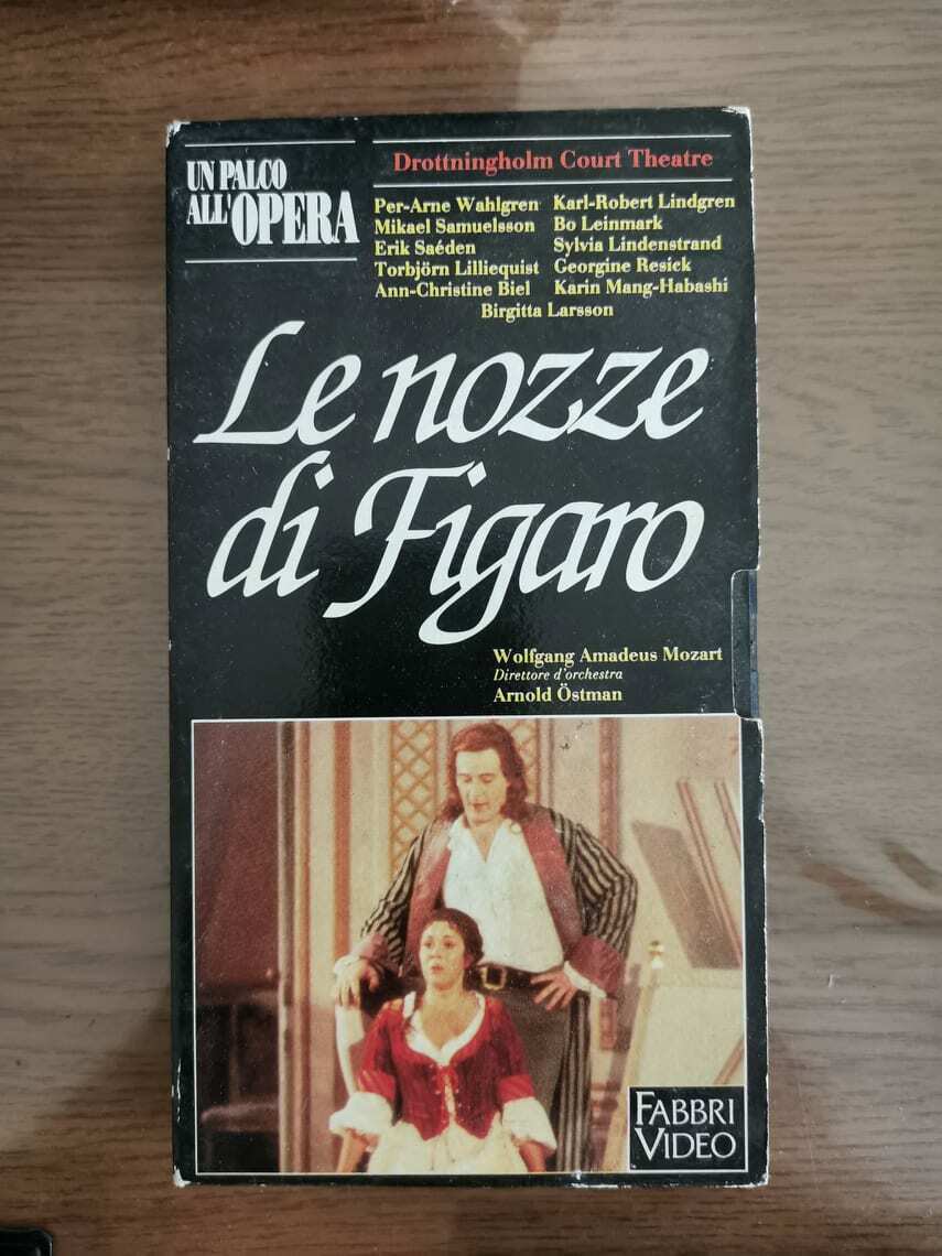 Le nozze di Figaro - W.A. Mozart - Fabbri Video - 1981 - VHS - AR vhs usato