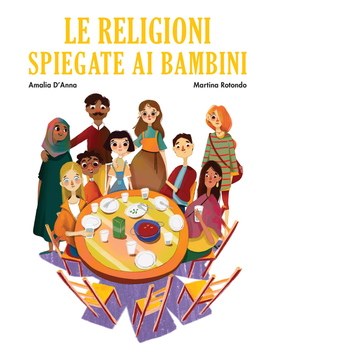 Le religioni spiegate ai bambini. Ediz. a colori di Amalia d'Anna,  2021,  Becco libro usato