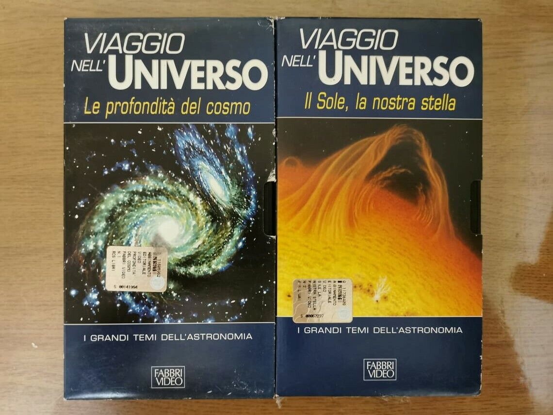 Lotto 2 VHS Viaggio nell'universo - AA. VV. - RCS - 2001 - VHS - AR vhs usato