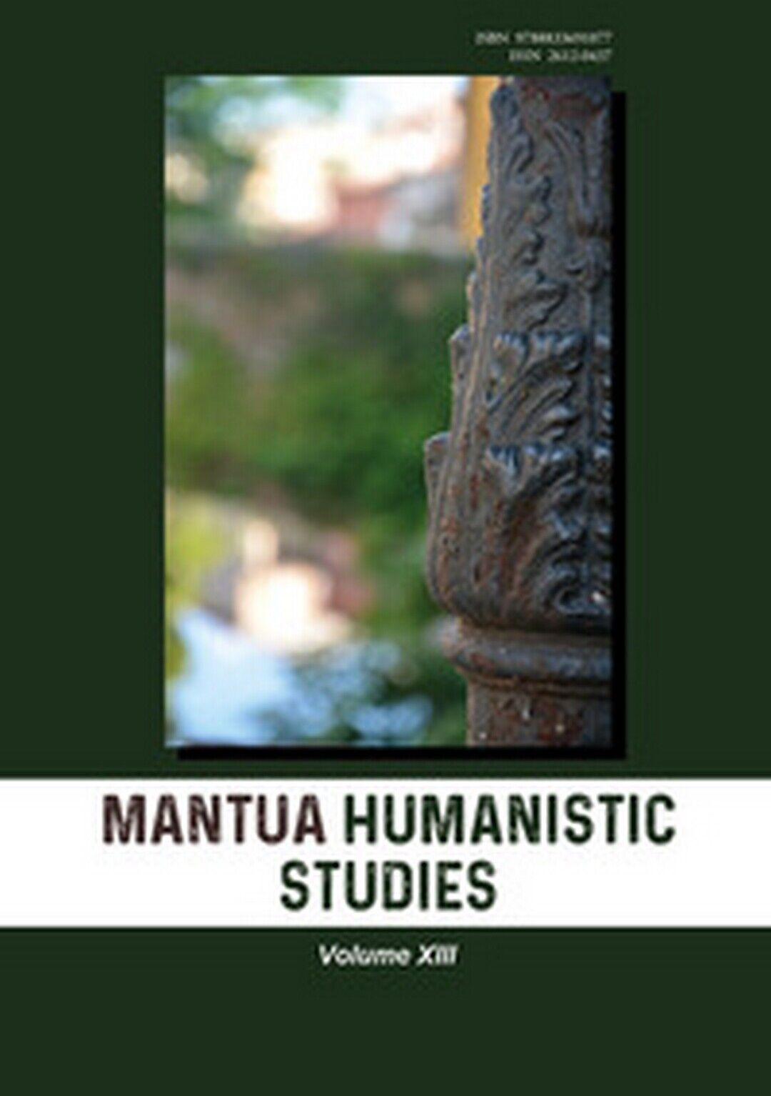 Mantua humanistic studies Vol.13  di G. Pasta,  2019,  Universitas Studiorum libro usato
