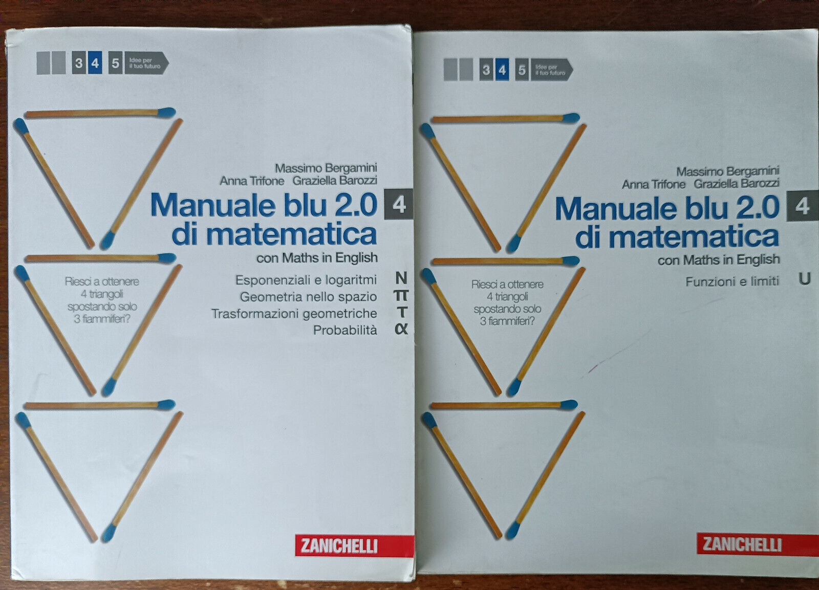 Manuale blu 2.0 di matematica.Vol.4-Bergamini,Trifone,Barozzi-Zanichelli,2008-A libro usato