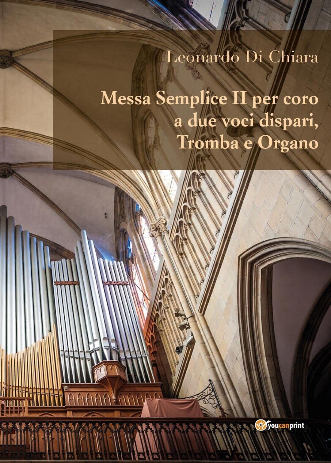 Messa Semplice II per coro a due voci dispari, Tromba e Organo (L. Di Chiara) libro usato