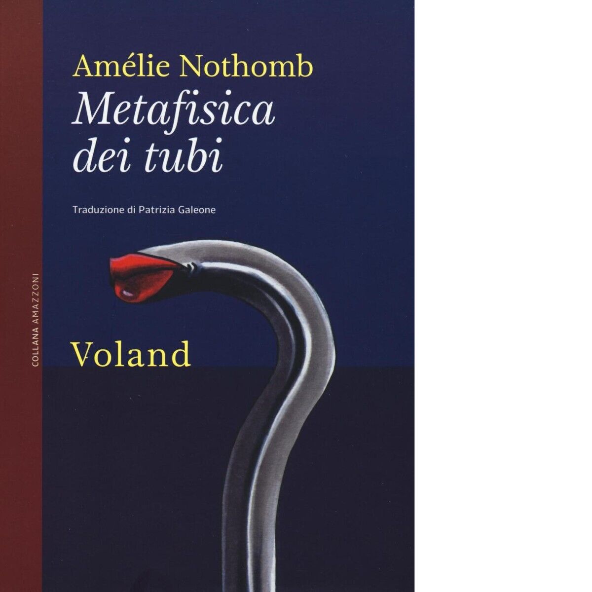 Metafisica dei tubi di Am?lie Nothomb, 2016, Voland libro usato