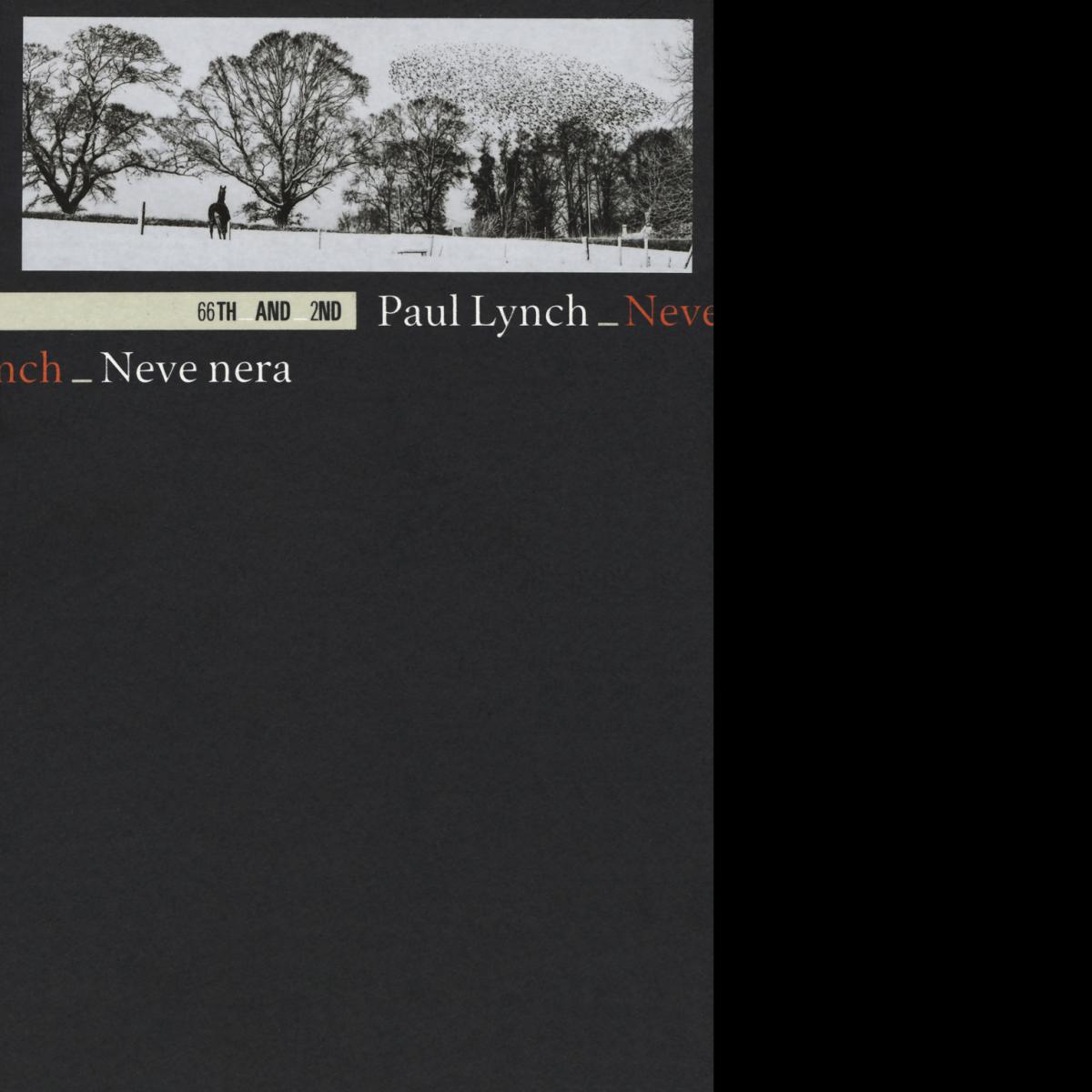 Neve nera di Paul Lynch,  2018,  66th And 2nd libro usato