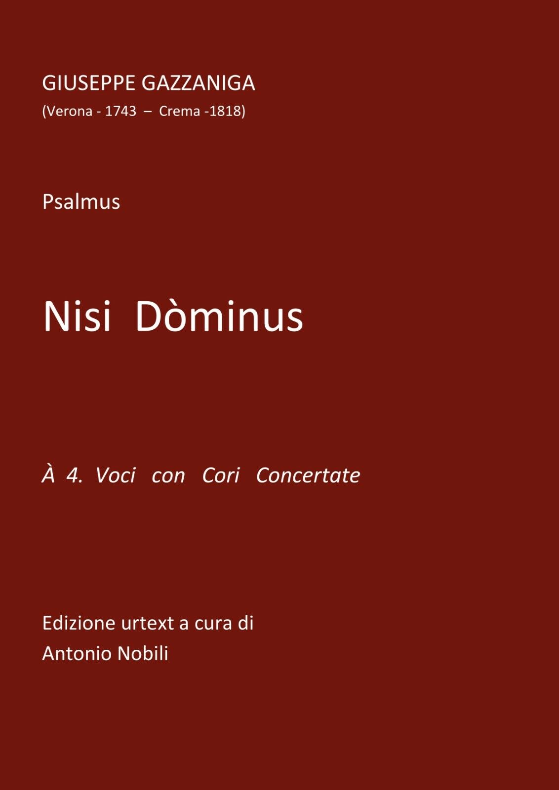 Nisi D?minus di Antonio Nobili,  2019,  Youcanprint libro usato