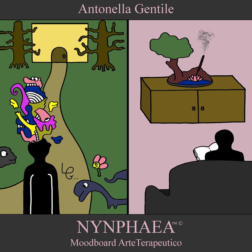 Nynphaea. Moodboard arteterapeutico di Antonella Gentile,  2020,  Youcanprint libro usato