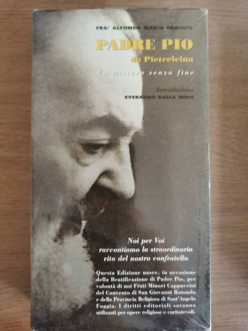 Padre Pio da Pietralcina - G. visintin - Patrone home video - 1999 - VHS - AR vhs usato