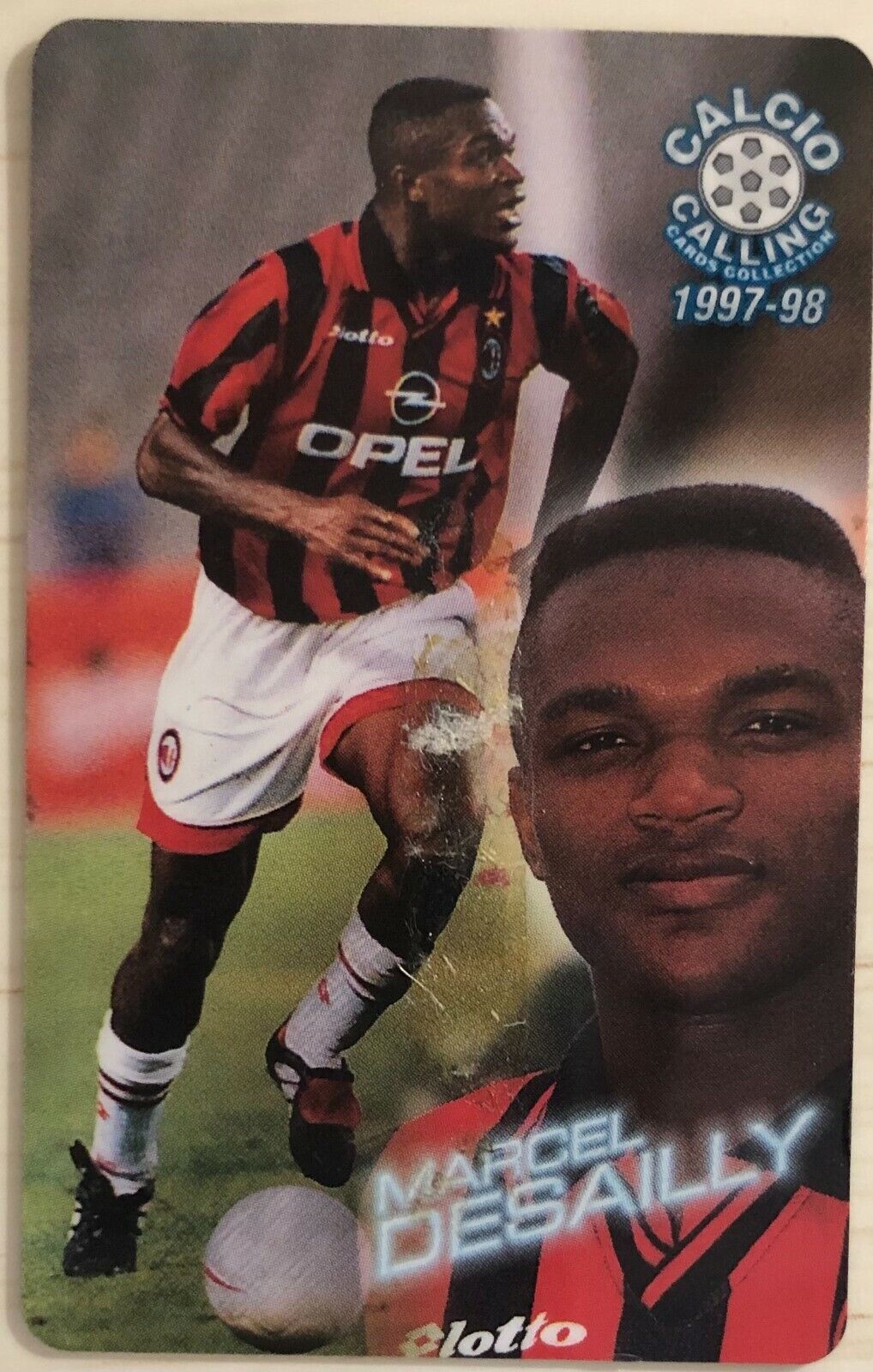 Panini calcio calling cards collection 1997-1998 Desailly INTROVABILE di Aa.vv., libro usato