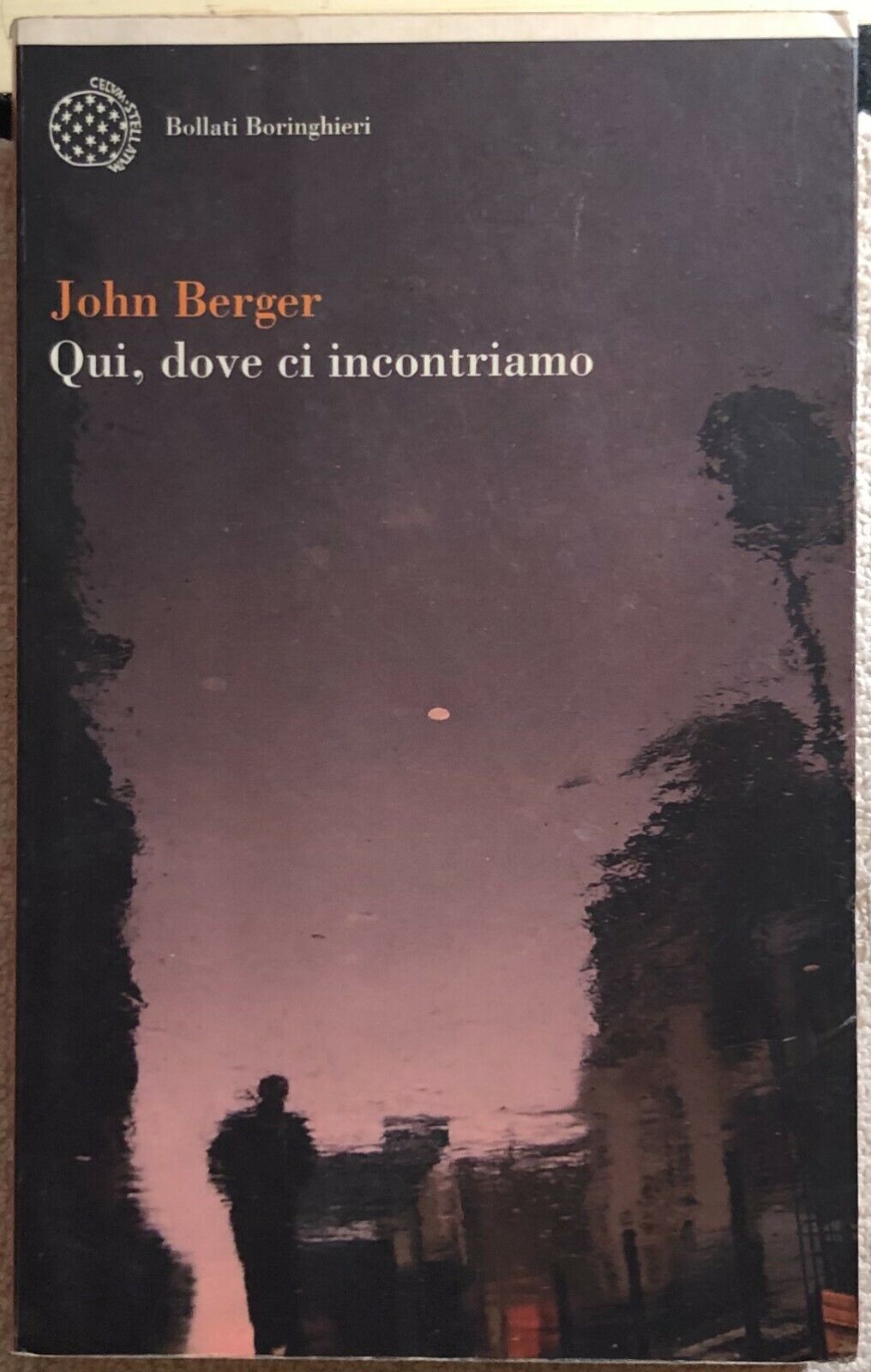 Qui, dove ci incontriamo di John Berger,  2005,  Bollati Boringhieri libro usato