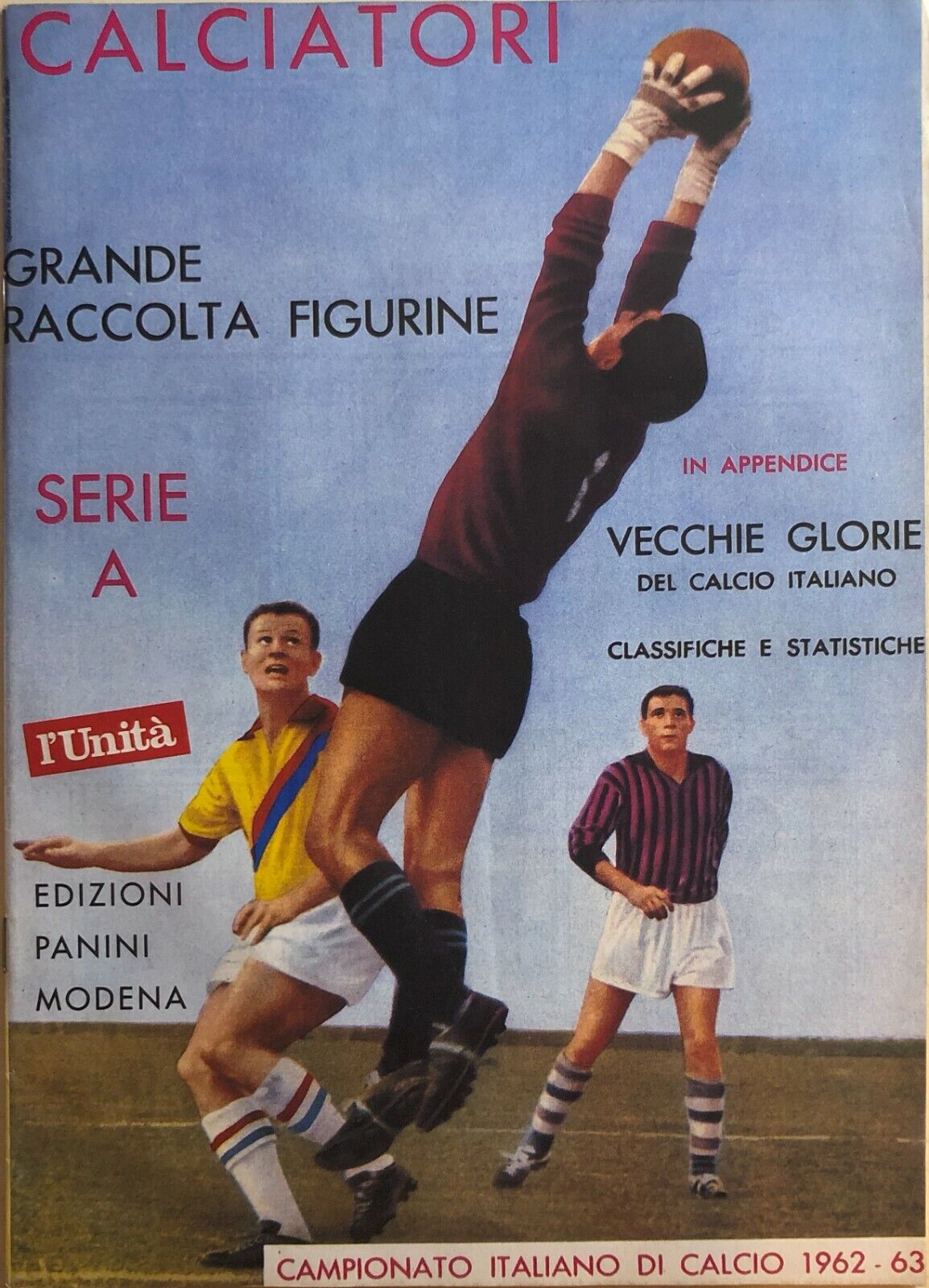 Ristampa album Calciatori Panini Serie A 1962-63 libro usato