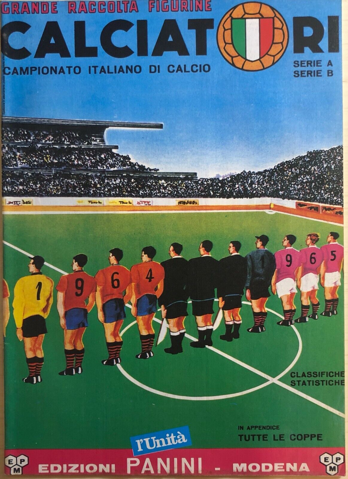 Ristampa album Calciatori Panini Serie A 1964-65 libro usato