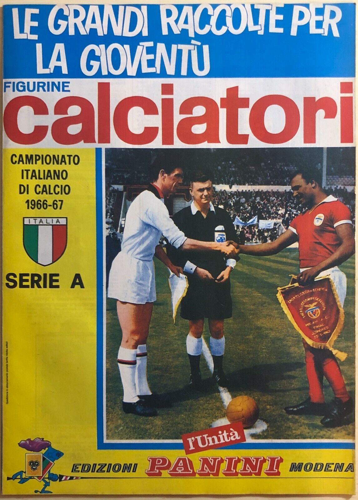Ristampa album Calciatori Panini Serie A 1966-67 libro usato
