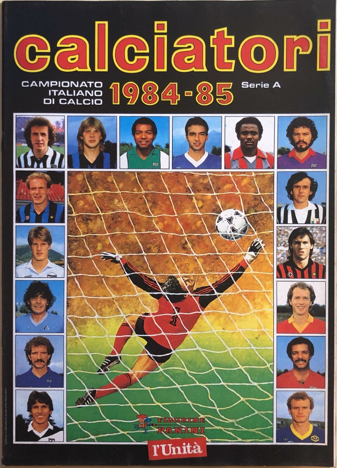 Ristampa album Calciatori Panini Serie A 1984-85 libro usato
