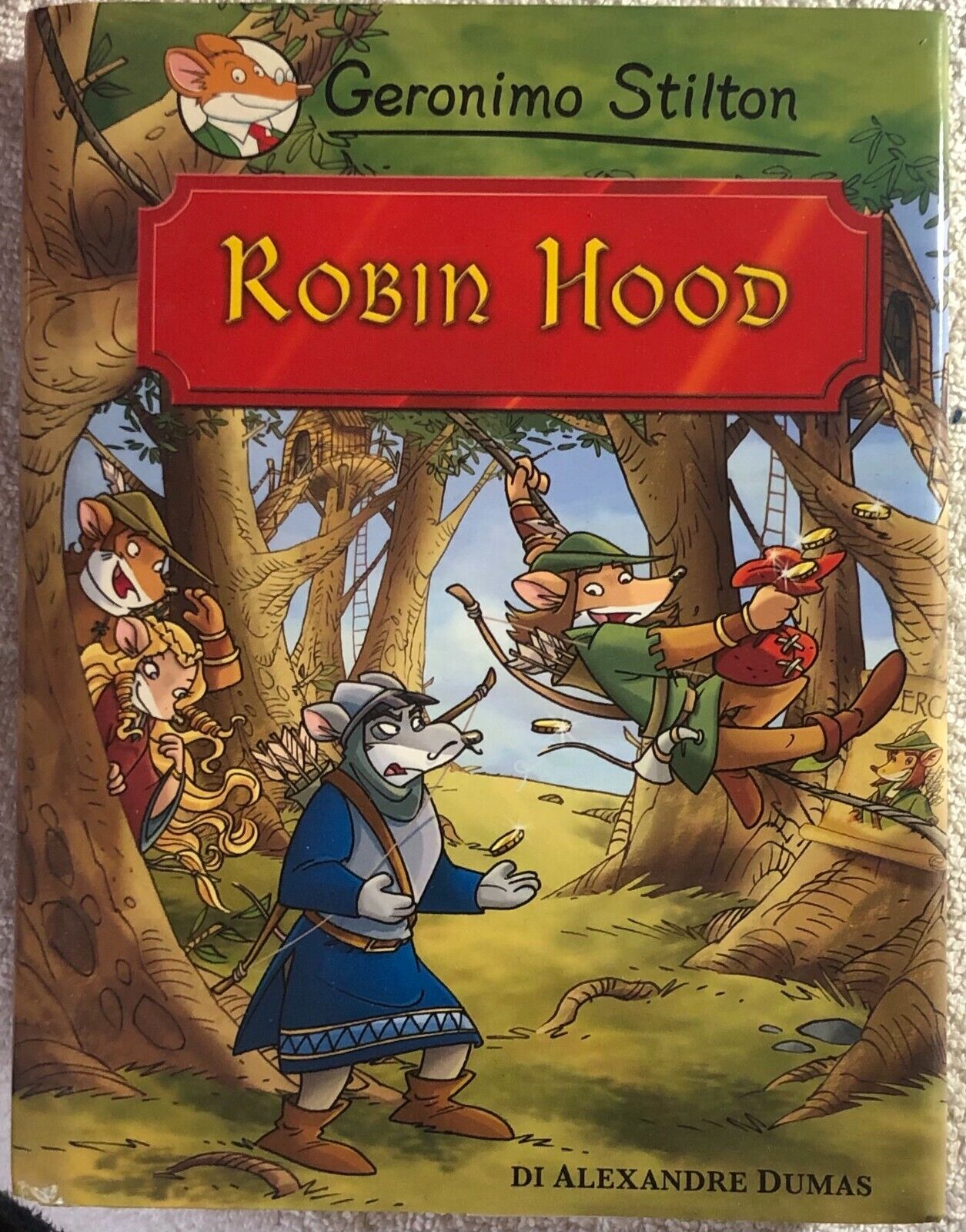 Robin Hood di Alexandre Dumas di Geronimo Stilton,  2007,  Piemme Junior libro usato