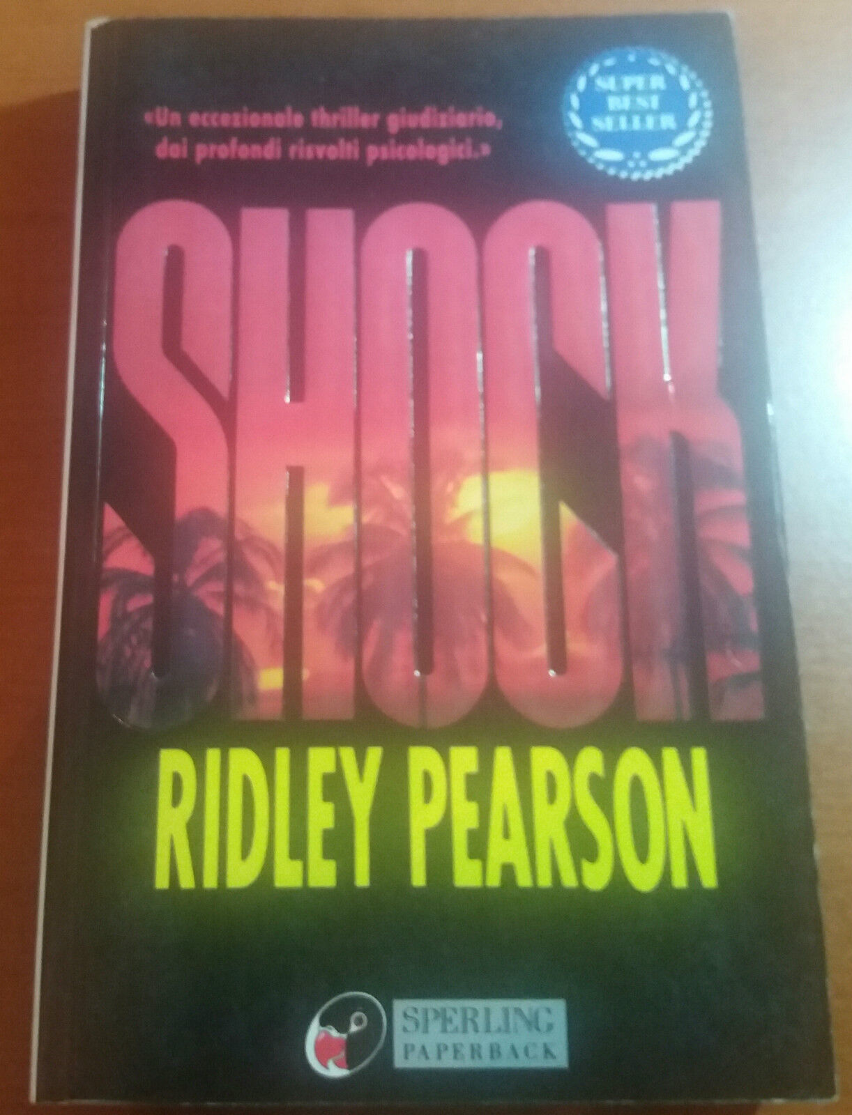 SHOCK - RIDLEY PEARSON - SPERLING - 1997 -M libro usato