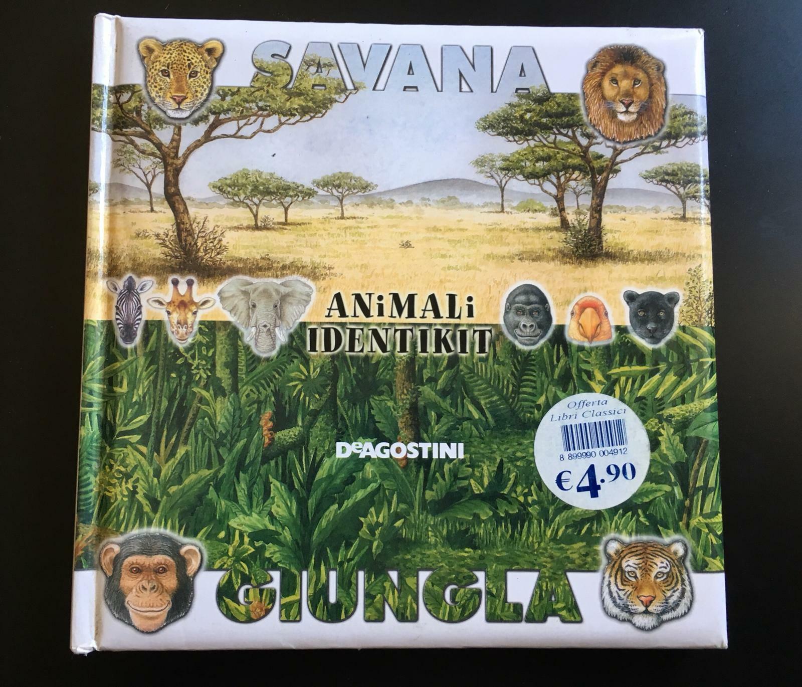 Savana-Giungla Animali Identikit - Chiapponi, Raffo,  2003,  Deagostini - P libro usato