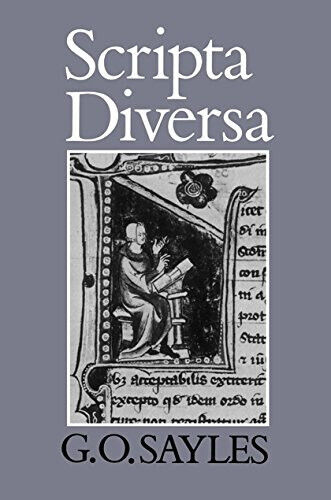 Scripta Diversa - G. O. Sayles - CONTINNUUM, 1983 libro usato