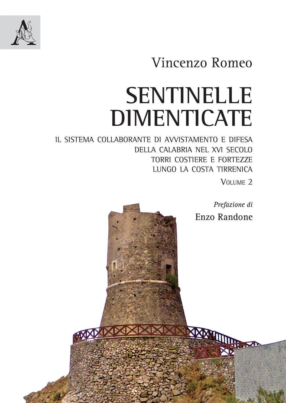 Sentinelle dimenticate - Vincenzo Romeo - Aracne, 2016 libro usato