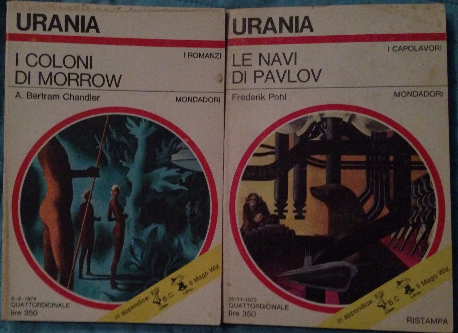 Stock 2 vol. Urania - AA.VV - Mondadori - 1972 - MP libro usato