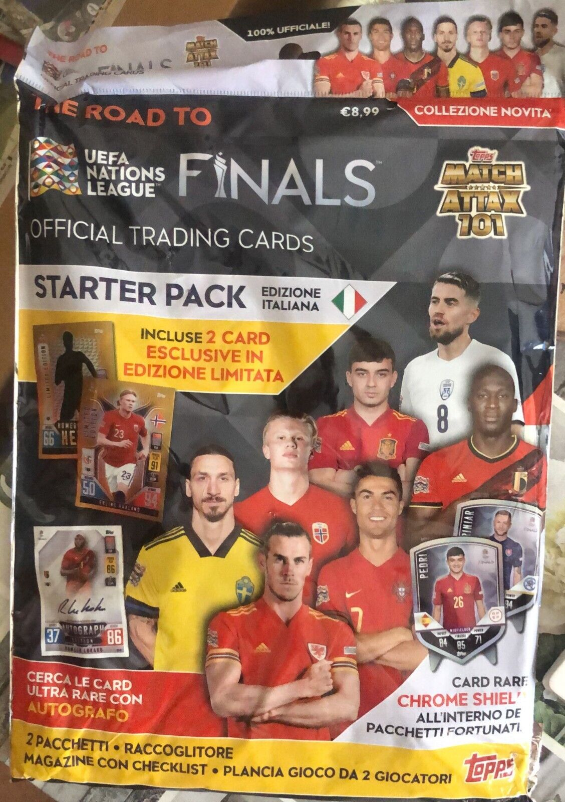 The Road to Finals UEFA Nations League Starter Pack di Uefa,  2022,  Topps libro usato