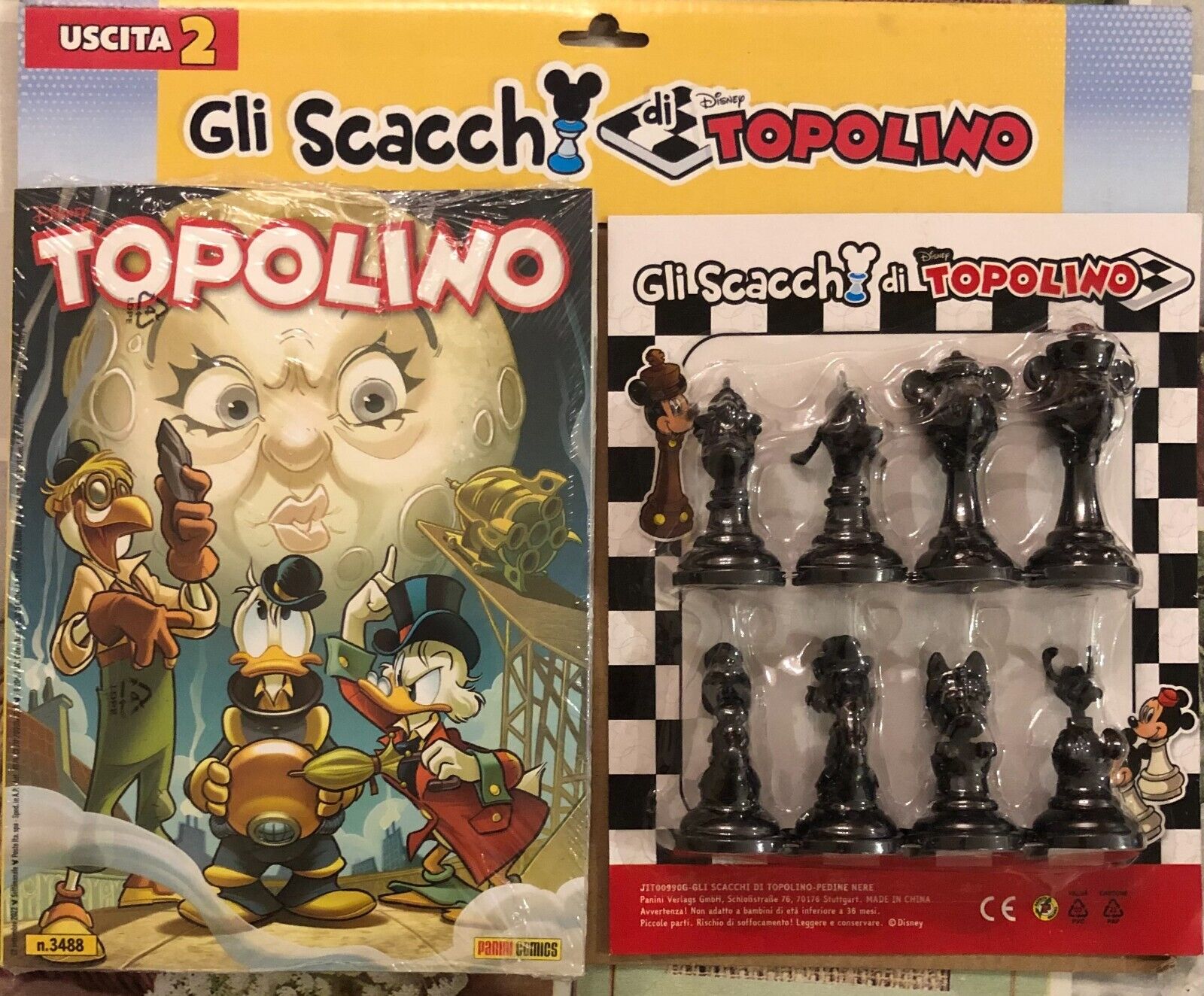 Topolino 3488+Scacchi 2a uscita di Walt Disney, 2022, Panini Comics libro usato