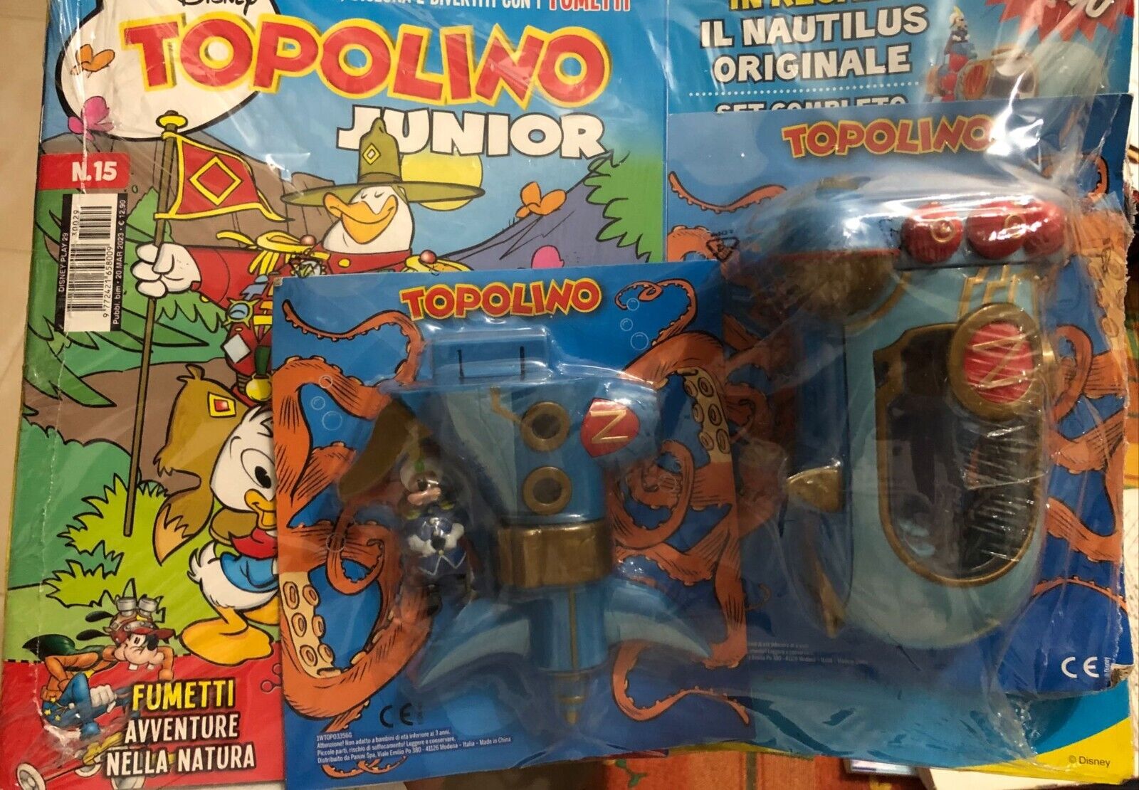 Topolino Junior n. 15+Nautilus di Walt Disney, 2023, Panini Comics libro usato